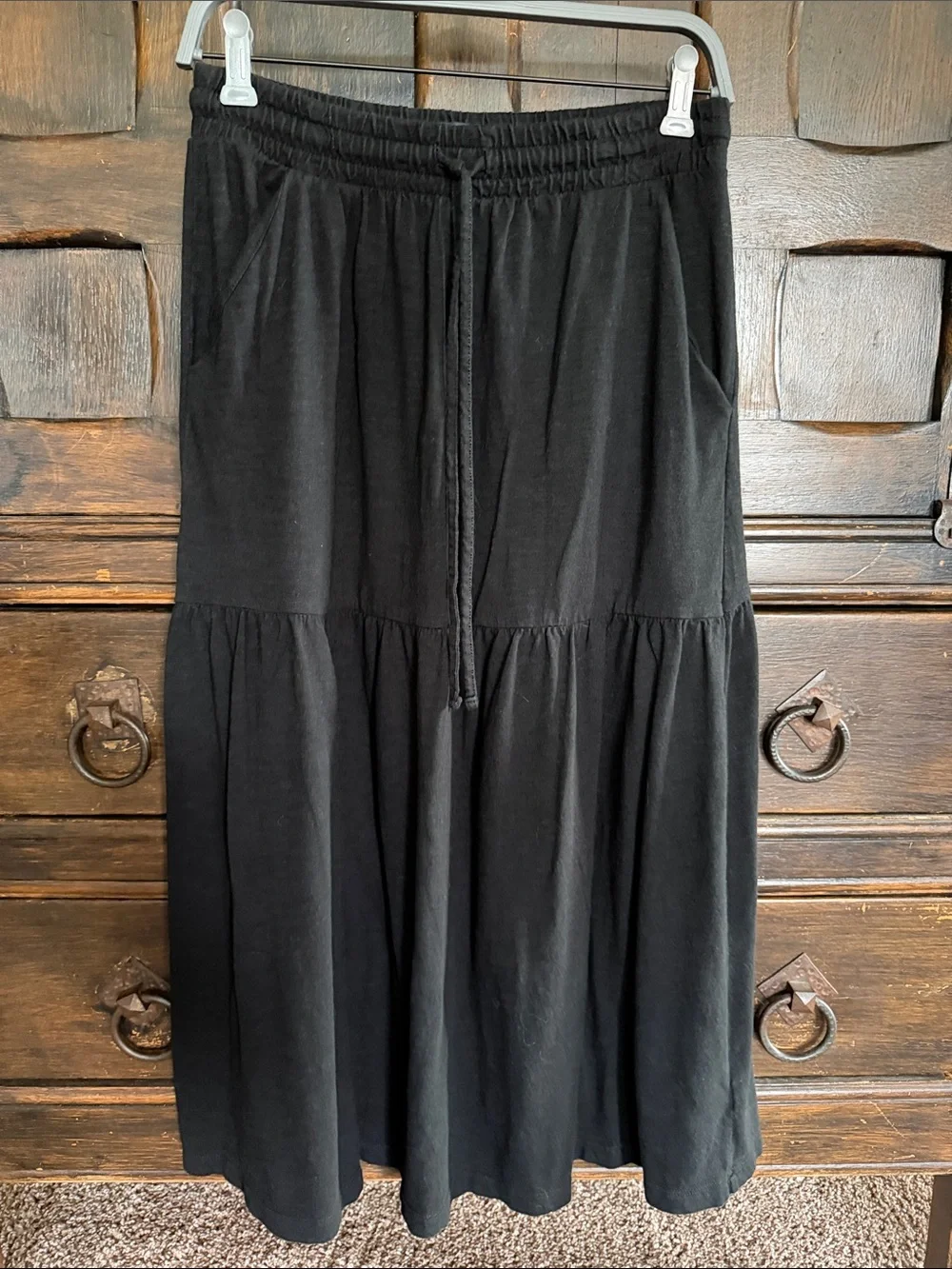GAP Tiered Maxi Skirt with Pockets